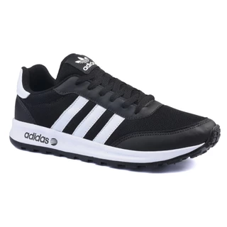 Tênis Preto Branco Caminhada Corrida Lançamento Novo Promoção Academia 34 ao 43