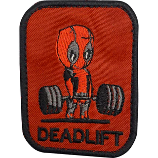Patch emblema Bordado DEADLIFT Ponto Militar Patches C/Velcro