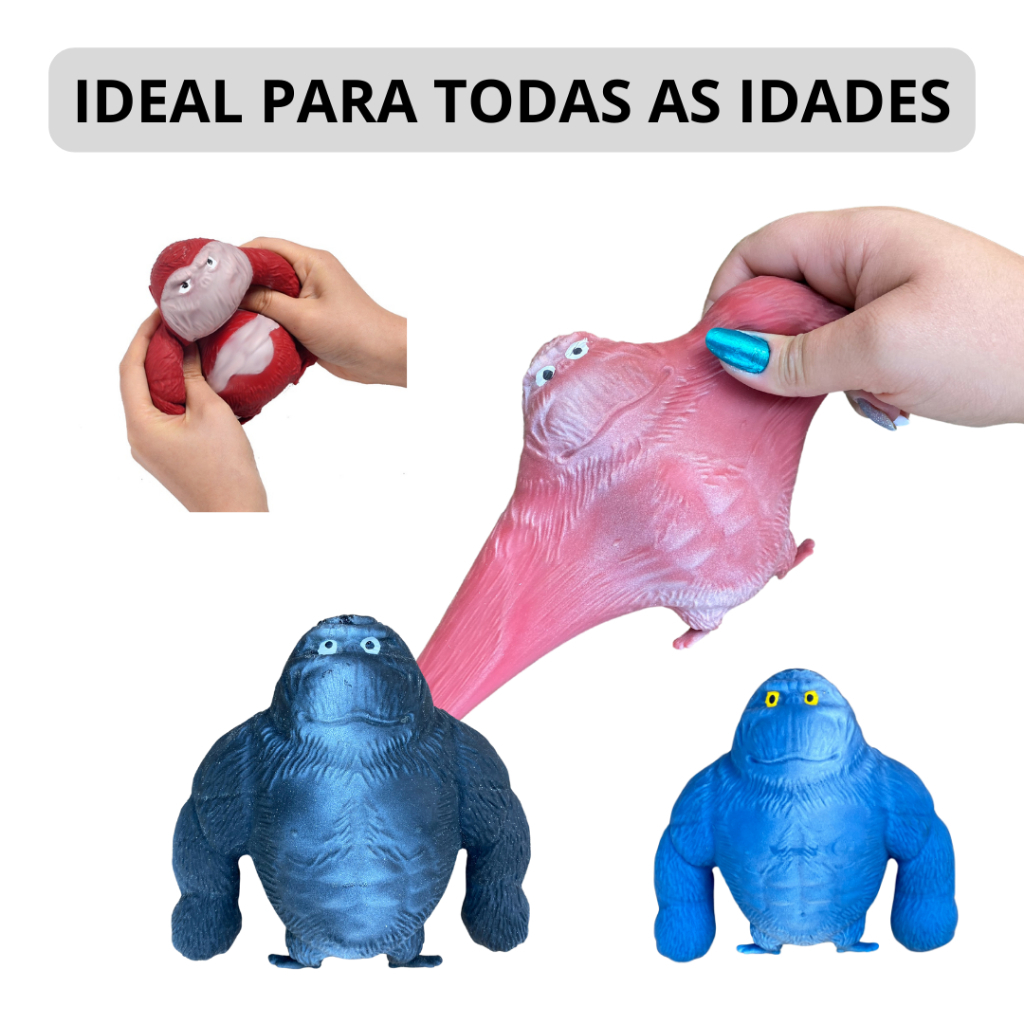 Macaco Indestrutível Gorila Estica Esmaga Macaco Elástico Fidget Toys ...