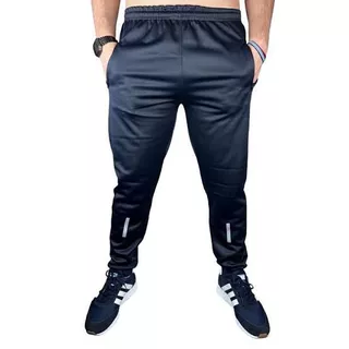 Calça Dry Fit Casual Fit Esporte Com Logo Refletivo Bolso Zipper Tendência Verão Atividades Físicas