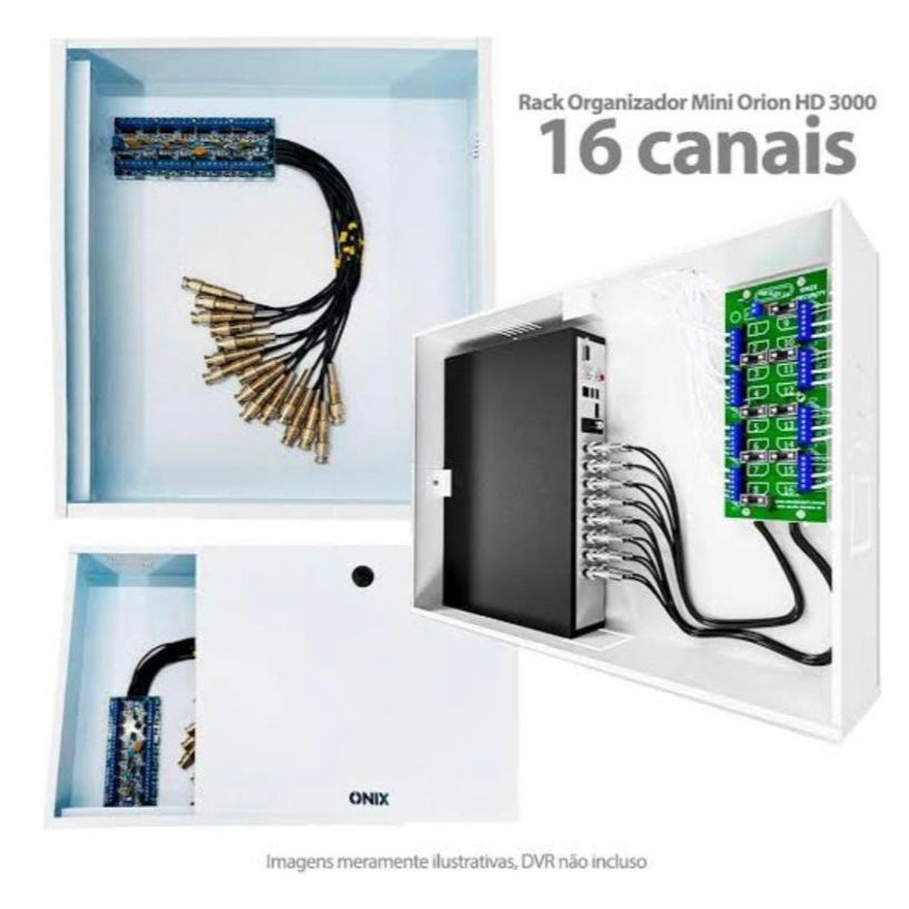 Rack organizador mini orion hd 3000 16 canais | Shopee Brasil