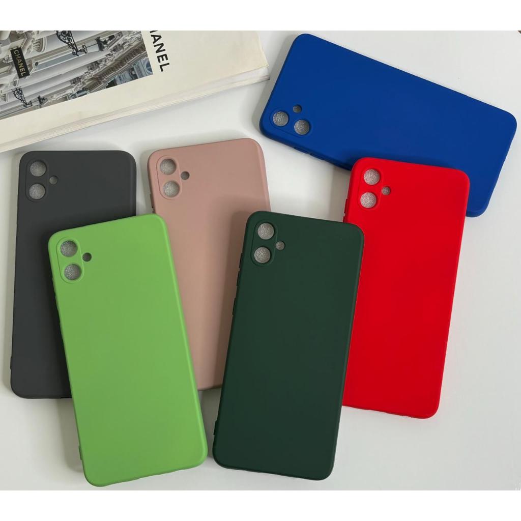 Kit Protetora Capa Capinha + Película 3D Samsung - A05 - Silicone Aveludado