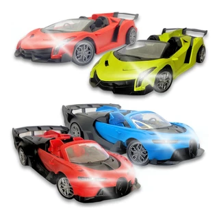 Carrinho de Controle Remoto Esportivo Competição Ferrari Lamborghini Bugati  Velocidade em Oferta na Shopee