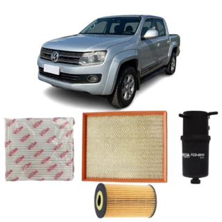 Kit Revisão Filtro Troca Completa Wega Volkswagen Amarok 2.0 16V 4 Cilindro 2010 2011 2012 2013 2014