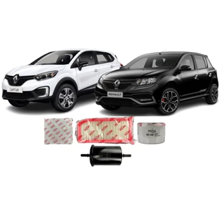 Kit Revisão Filtro Troca Completa Wega Renault Captur Sandero 2.0 16V 4 Cilindro