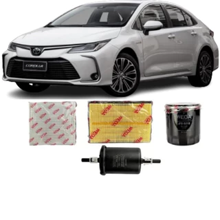 Kit Revisão Filtro Troca Completa Wega Toyota Corolla 1.8 16V 4 Cilindro