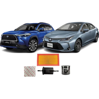 Kit Revisão Filtro Troca Completa Wega Toyota Corolla Cross Corolla 2.0 16V 4 Cilindro Automático
