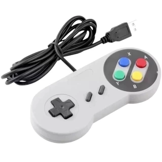 Controle Snes Usb Super NItendo Raspberry Para Pc Notebook Game Retro Joystic