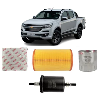 Kit Revisão Filtro Troca Completa Wega Chevrolet S10 2.5 16V 4 Cilindro