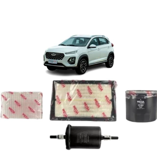 Kit Revisão Filtro Troca Completa Wega Chery Tiggo 3x 1.0 12V 3 Cilindro 2021 2022 2023 2024