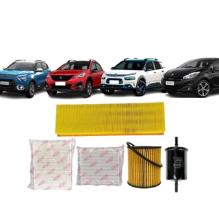 Kit Revisão Filtro Troca Completa Wega Citroen C3 C4 Peugeot 2008 208 2012 a 2022