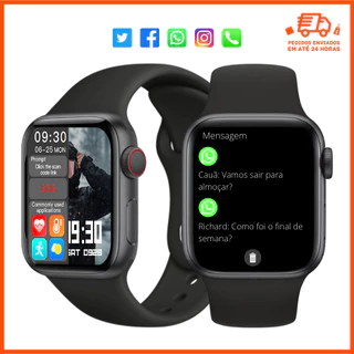 Relógio Smartwatch 40mm HW12 Premium Original Tela HD Esportivo Com Whatsapp Masculino / Feminino