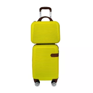 Frasqueira Com Mala De Bordo Viagem 10kg Premium 360 Graus