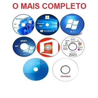 Cd Dvd windows 11 10 8 7 xp + Programa e Office&Driver SSDeHD