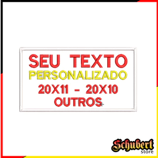 Patch Bordado 20x11 - 20x10 - Tamanhos Variados