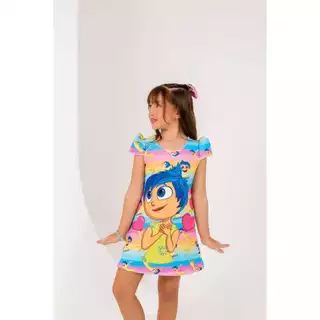 Vestido Divertidamente Roupa Criança Infantil Menina Blogueirinha