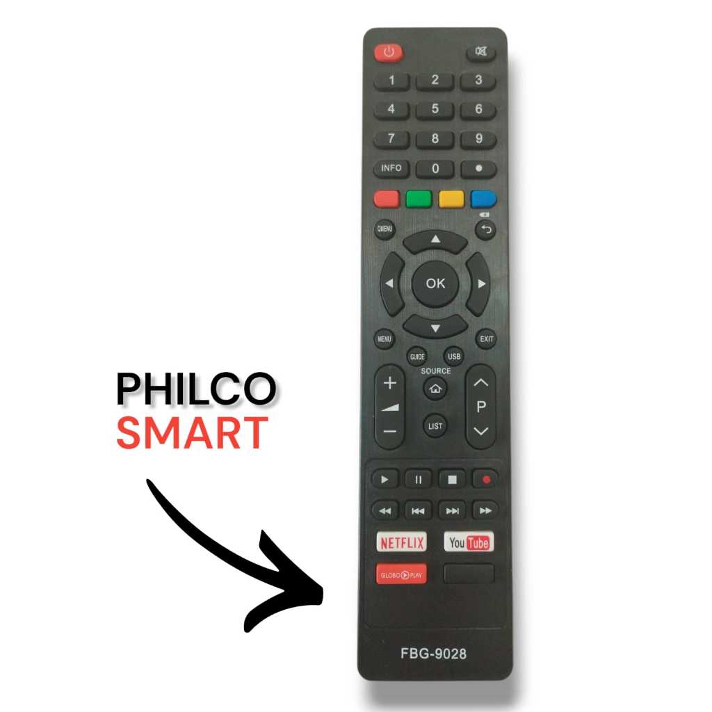 Controle Remoto Compativel Tv Philco PTV28G50SN PTV32G50SN PTV32G50SNS FBG-9028