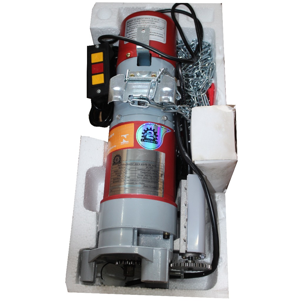 Automatizador para porta de enrolar ( aço ) modelo AC-500 até 500Kg sem kit testeira marca Megatron