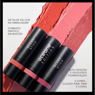 BLUSH EM BASTÃO - BLUSH STICK OCEANE EDITION
