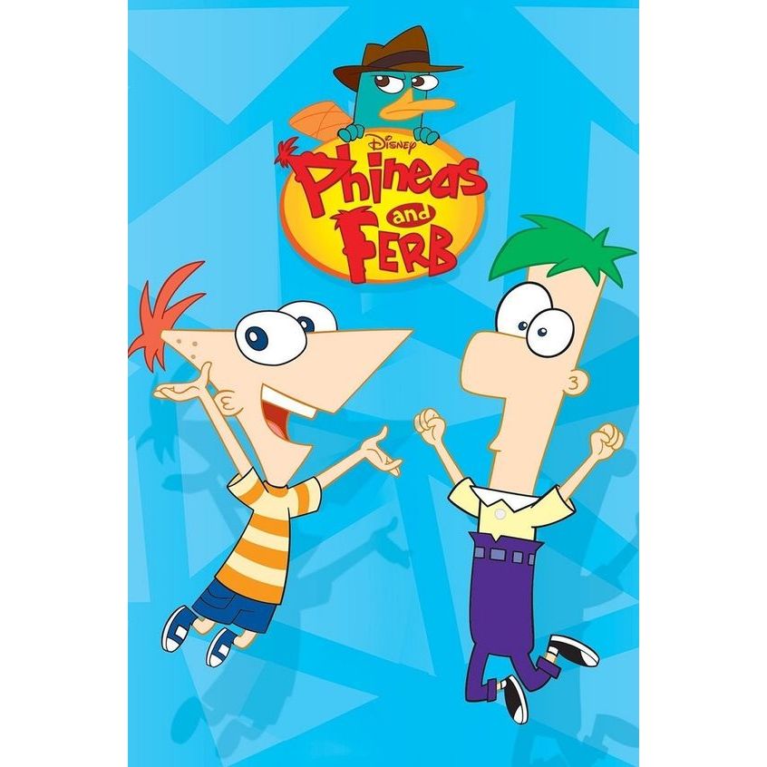 Poster Phineas e Ferb - Desenho | Shopee Brasil