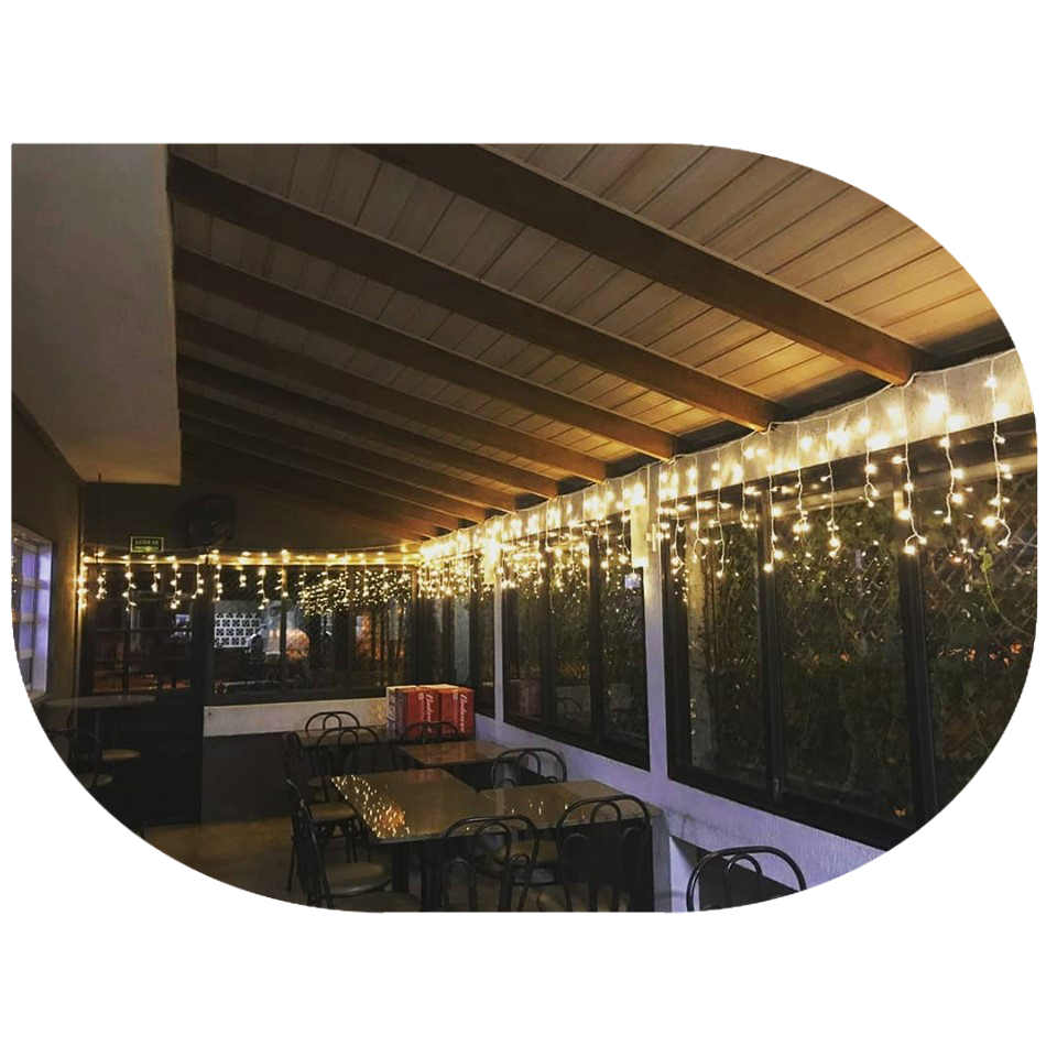 Cascata Fixa 500 LEDs Luz Quente / Amarela e Branca Fria12,5 Metros Natal Festa Decoração De Natal Eventos Festa