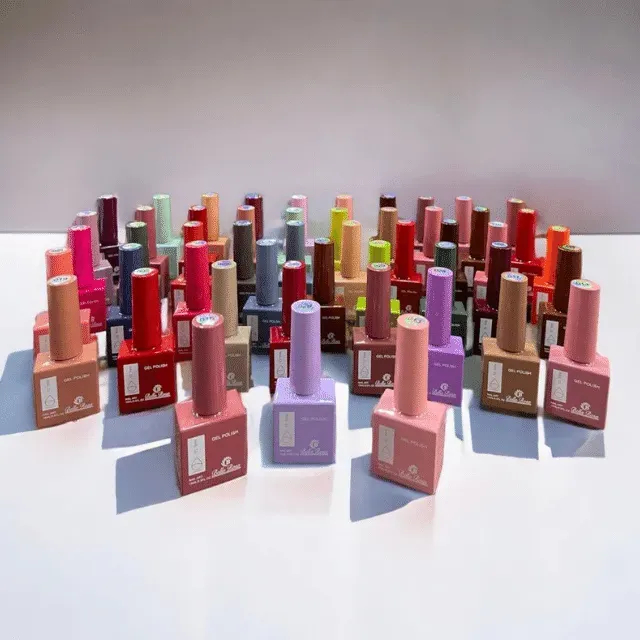 Esmalte Bella Rosa 15ml - Coleção Quadrada LED UV - Variedade de Cores ...