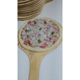 Pá/para montagem de pizza 40 cm de pinus compensado
