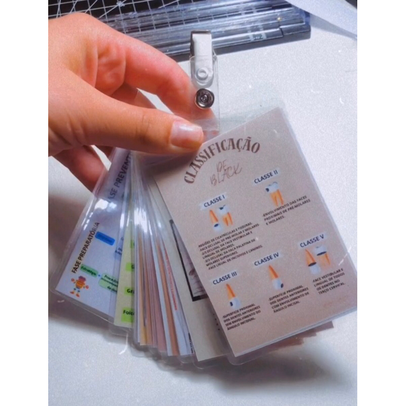 cards, colinha odontologia .