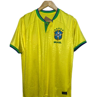 Camisa Selecao Camiseta brasil Azul Amarelinha 22