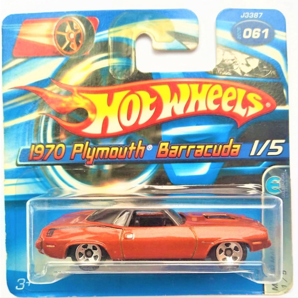 Hot Wheels Plymouth Barracuda 70 1970 Cuda a 1:64 | Shopee Brasil