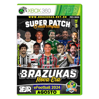 PES 2024 BRAZUKAS Versão Agosto XBOX 360