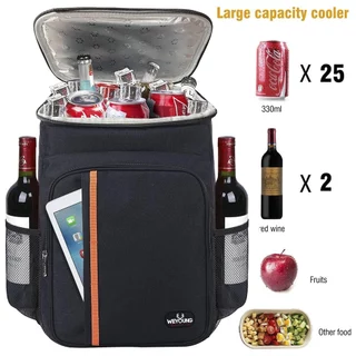 Mochila Térmica Cooler 18L Impermeável Portátil para Piquenique Quente e Frio