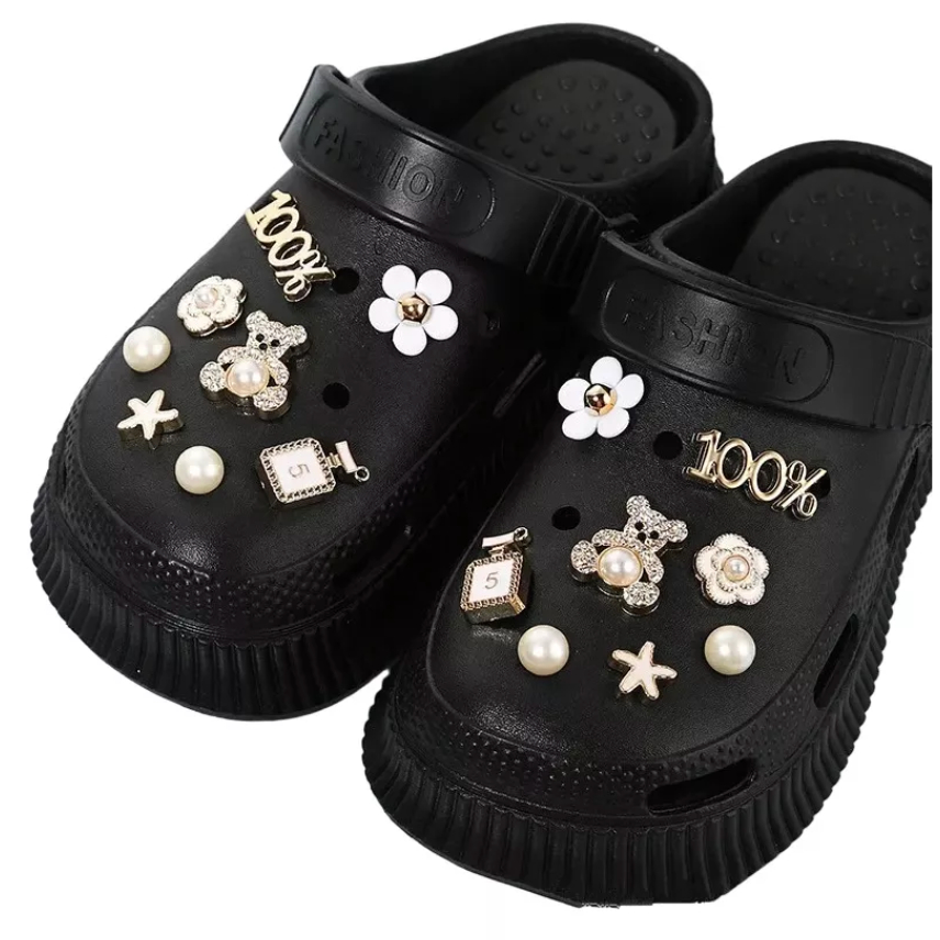Kit Botton Charm Pingente Crocs Strass Luxo Ursinho | Shopee Brasil
