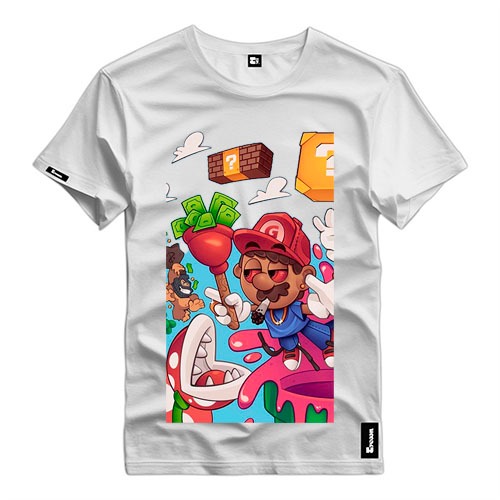Camiseta camisa Super Mario Exclusiva Lançamento 2024 premium