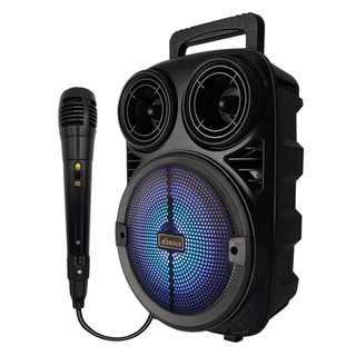 Caixa de som bluetooth portátil com microfone FM USB 30W em Oferta na Shopee