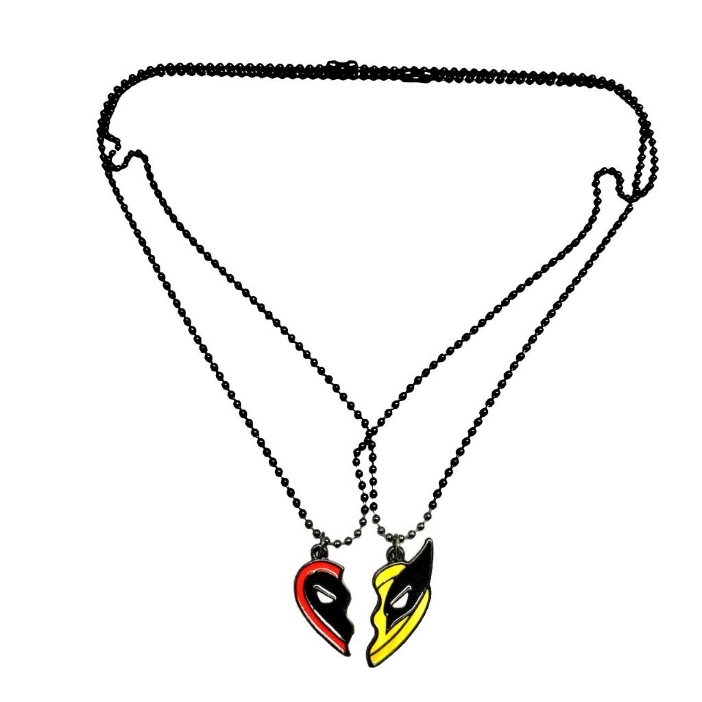 Colar ,pulseiras, chaveiro Deadpool E Wolverine Melhores Amigos - Envio Imediato