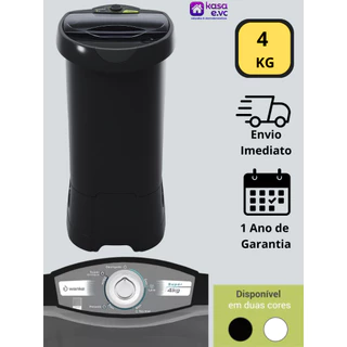 Máquina de Lavar Wanke Super 4Kg tanquinho Semi-Automática Batedor Robusto