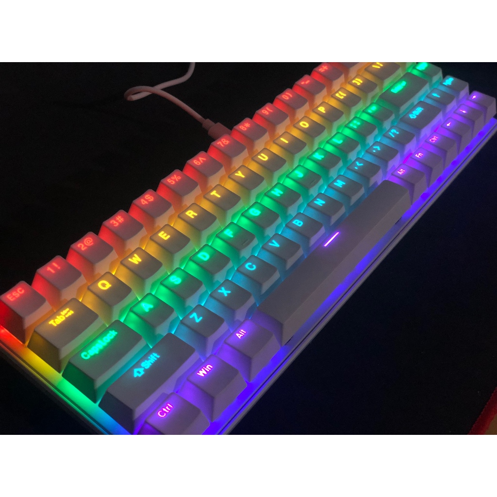 SKYLION-K68 Teclado Mecânico com Fio 60% SWITCH BLUE | Shopee Brasil