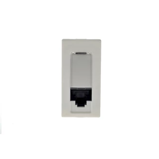 Modulo Tomada Rede Rj45 Branco Pial Plus em Oferta na Shopee