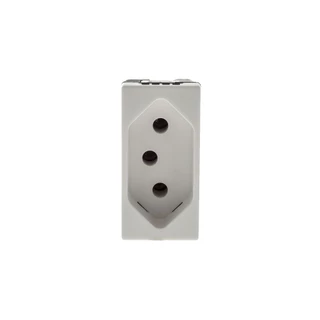 Modulo Tomada 2p+t 10a Branco Borne Parafuso Pial Plus em Oferta na Shopee