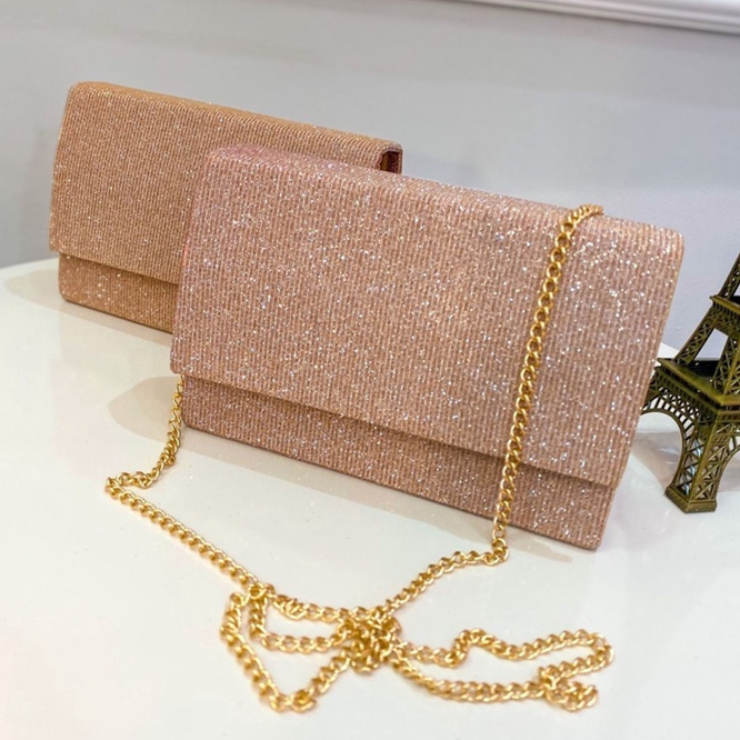 Bolsinha Bolsa Feminina De Mão Para Festa Casamento Com Corrente ...