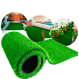 Grama Sintética 2,00m x 125m (2,5m²) Decorativa 20mm Tapete Idêntica Natural Rolo Softgrass Premium