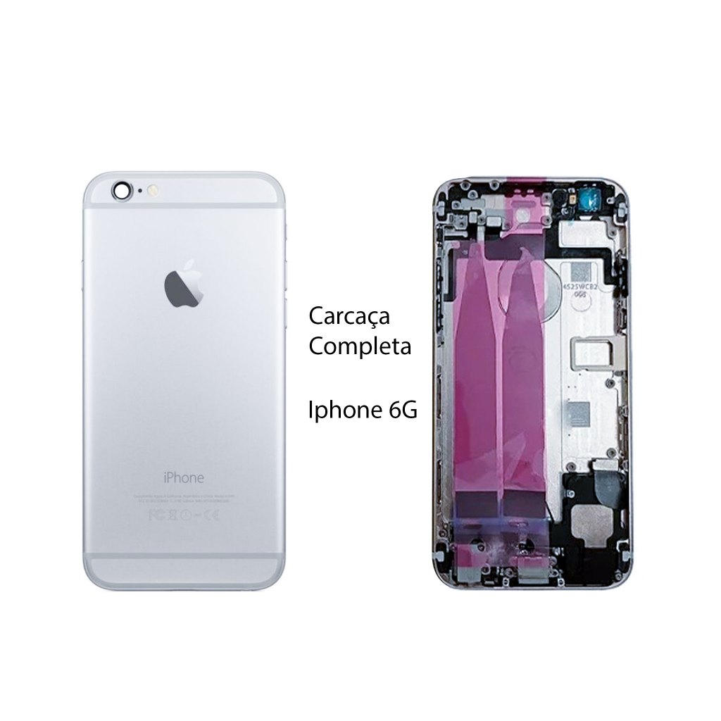 Carcaça Tampa Traseira Compativel Iphone 4g / 5g / 5c / 5s / 6g