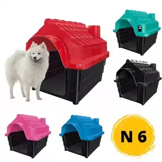 Casinha Para Cachorro Rinopet Casa Plastica Desmontável N6