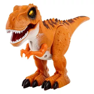 Dinossauro T-Rex com Luz LED e Som Brinquedo Tiranossauro a Pilha Divertido Interativo
