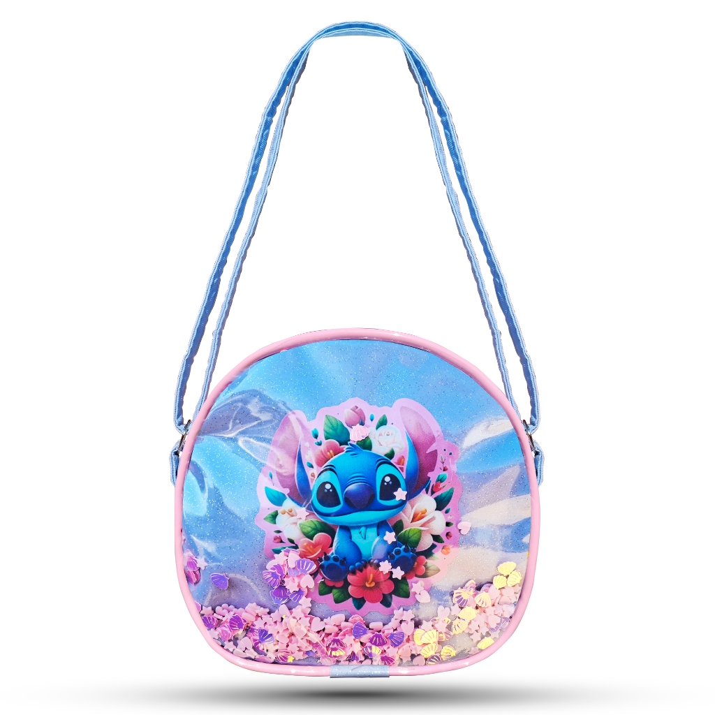 Bolsinha Infantil Lilo Stitch Divertidamente Menina Transversal ...
