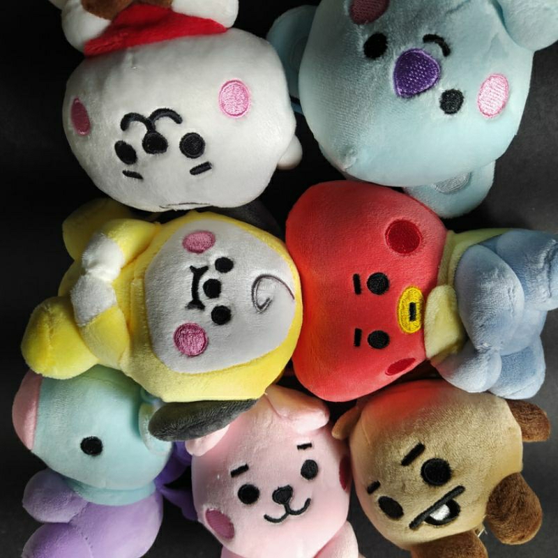 BTS - BT21 - CHAVEIRO - PELÚCIA - RM - JUNGKOOK - JIN - JIMIN