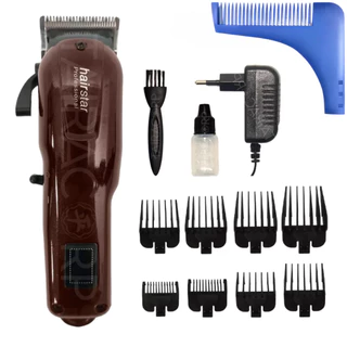 Máquina De Cortar cabelo Sem Fio Profissional Hairstar Bivolt Km-209