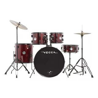 Bateria Acústica Voagga Urban Vpd122wr Profissional Bumbo 22