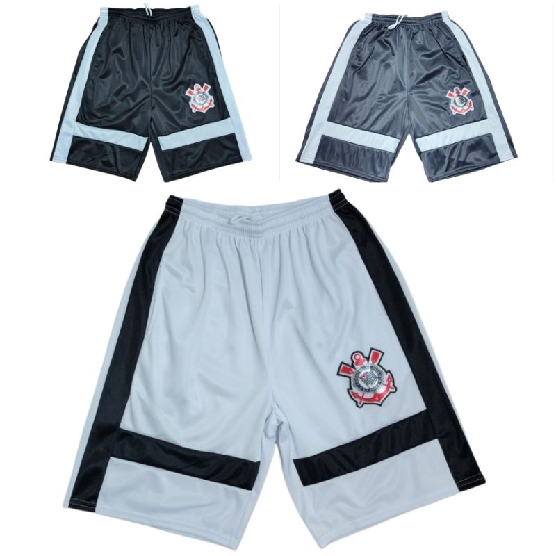 LANÇAMENTO. Bermuda adulto masculina CORINTHIANS de time esportivo equipe
